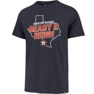 47 Brand Men's Houston Astros Regional‎ Franklin Crew T-Shirt in Navy Large $35
